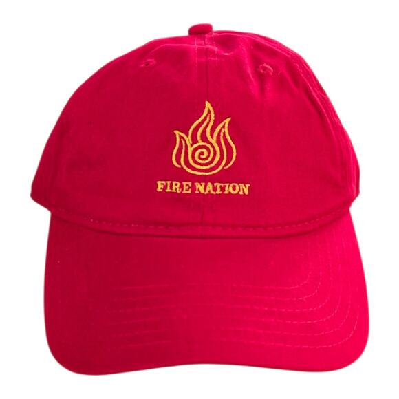 Avatar The Last Airbender Fire Nation Red Adjustable Baseball Hat New With Tag - Picture 1 of 3